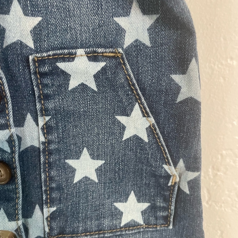 #1 Wonder Nation Denim Dress (12 Months) - Picture 3 of 10